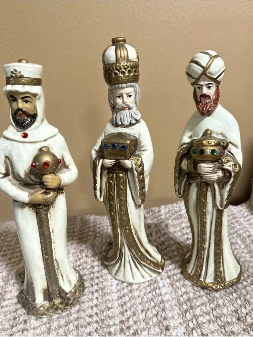 3 Vintage 1960’s Wise Men/ Magi Made in Japan